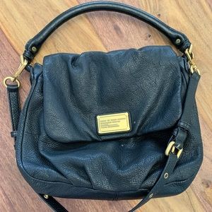Black leather Marc Jacobs purse